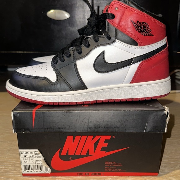 RETRO JORDAN 1 BLACK TOE 2014 RELEASE - Picture 4 of 5